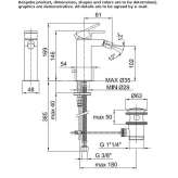 1-hole countertop bidet faucet Laramate