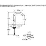 1-hole bidet faucet Itatuba