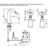 3-hole brass bidet faucet with swivel spout Beznea