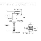 Single lever bidet faucet Mocoa