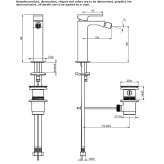 Single-lever bidet faucet without waste Yalova