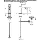 Countertop bidet faucet with one handle Breo