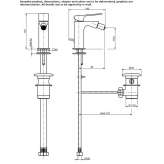 Single-lever bidet faucet with automatic stopper Evilard
