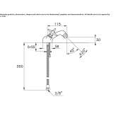 1-hole bidet faucet with swivel spout Elsdorf