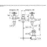 3-hole bidet faucet Benimodo