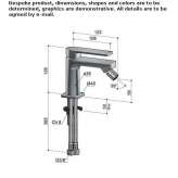 Countertop bidet tap with swivel spout Tomra