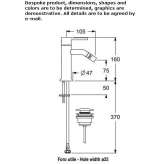 Countertop bidet tap with swivel spout Irolo