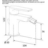 Bidet faucet with swivel spout Rincon