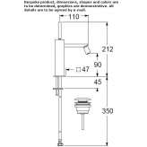 1-hole countertop bidet faucet Kumlinge