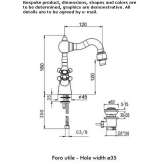 Countertop bidet faucet with aerator Beecroft