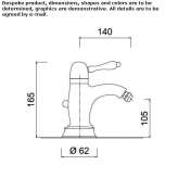 1-hole countertop bidet faucet with single handle Wanchaq