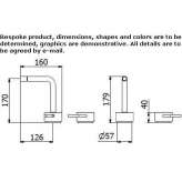 3-hole countertop bidet faucet Buyukkoy