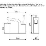 1-hole countertop bidet faucet Vela