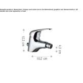 Single lever bidet faucet Tomochic