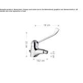 Single lever bidet faucet Tomochic