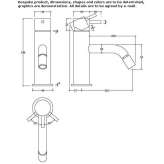 Bidet faucet in chrome-plated brass Elshout