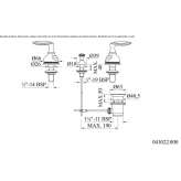 3-hole brass bidet faucet Certaldo