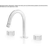 3-hole countertop bidet faucet made of stainless steel Kupavna