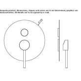 2-hole shower faucet with diverter Buynichy