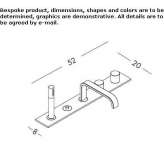4-hole bathtub set with a hand shower Eext