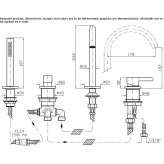 Concealed bathtub faucet with single handle and hand shower Hejnice