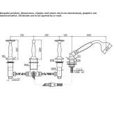 Recessed 4-hole deck mounted bathtub faucet with diverter Zamostea