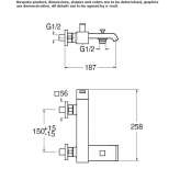 Wall-mounted bathtub faucet with a switch Hervias