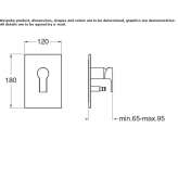 Bathtub faucet / shower faucet Ardud