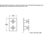 Bathtub faucet / shower faucet Horodnia