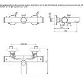 Thermostatic set for an outdoor bathtub Palizzi