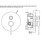 Concealed shower faucet with a switch Buynichy