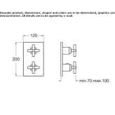 Bathtub faucet / shower faucet Horodnia