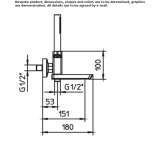 External bathtub faucet with a hand shower and a flexible hose Kechi