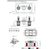 Thermostat with 2 valves - horizontal Wierzbno