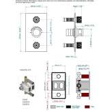 Thermostat with 2 valves Almeida