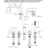 5-hole deck-mounted bathtub faucet with hand shower Jasionow