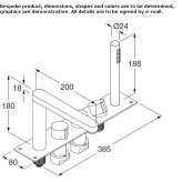 Thermostatic bathtub faucet with a switch Mapello