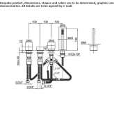 4-hole bathtub set with a hand shower Scobey