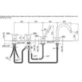 4-hole bathtub set with a hand shower Hartland