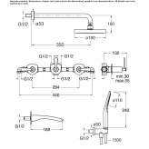 Bathtub faucet with shower head Mocoa