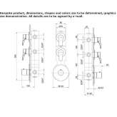 3-hole thermostatic shower and bathtub faucet Zoppola