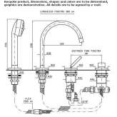 4-hole bathtub set with a hand shower Mapiri