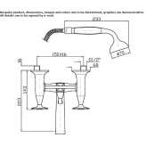 Outdoor bath/wall shower faucet with hand shower Zamostea