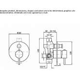 Stainless steel bath/shower faucet Nidzica