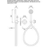 Hydroprogressive faucet set for a bathtub/shower with a shower hand Cuitiva