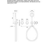 Wall-mounted thermostatic set for bathtub/shower Anaya