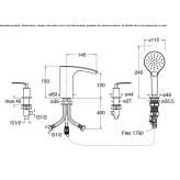 Bathtub faucet with a shower hand Mocoa