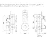 2-hole thermostatic shower and bathtub faucet Zoppola