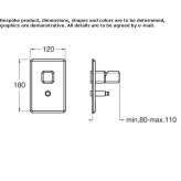 Single-lever shower faucet with diverter Valseca