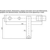 4-hole bathtub set with a hand shower Plancoet